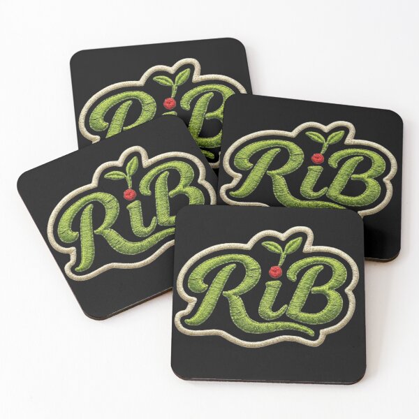 Item preview, Lime Zest Embroidered Urban Biology RiB Logo designed and sold by Rib-Brand.