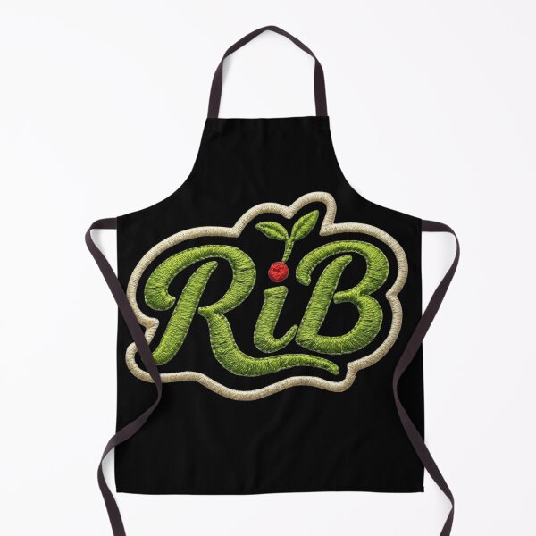 Item preview, Lime Zest Embroidered Urban Biology RiB Logo designed and sold by Rib-Brand.