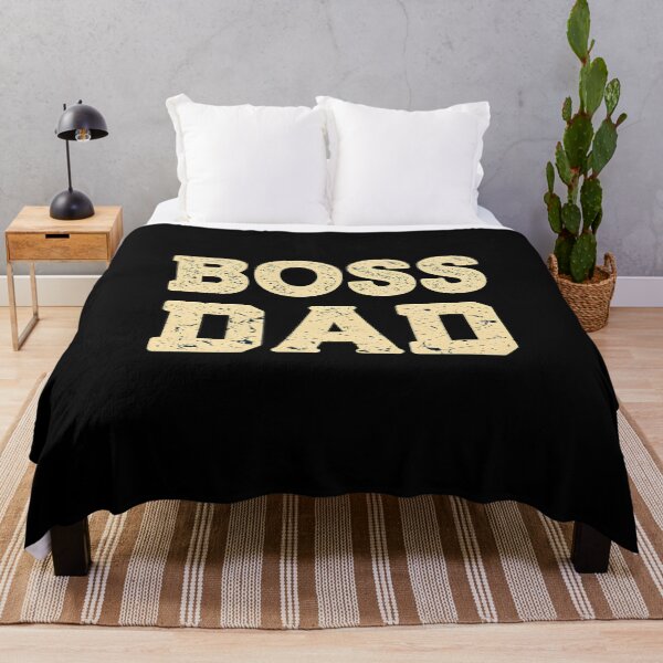 Item preview, Boss Dad Vintage Distressed Typography Coffee Mug Gift designed and sold by FestivityFinds.