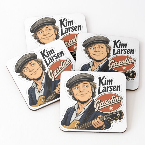 Item preview, Kim Larsen "Gasoline" Inspired Sticker - Danish Music Icon Tribute designed and sold by Bhaskar Digital Art.