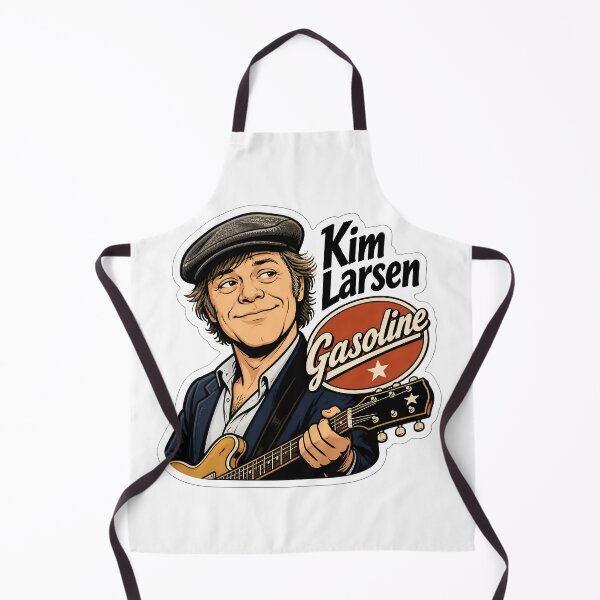 Item preview, Kim Larsen "Gasoline" Inspired Sticker - Danish Music Icon Tribute designed and sold by Bhaskar Digital Art.
