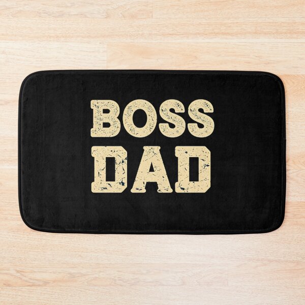 Item preview, Boss Dad Vintage Distressed Typography T-Shirt Design designed and sold by FestivityFinds.