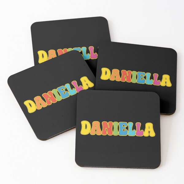 Item preview, ❤️ Daniella Personalized Name Wavy Retro Shirt, Coffee Mug, Sticker Gift designed and sold by HelixPedia.