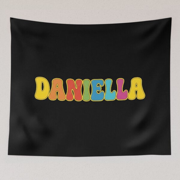 Item preview, ❤️ Daniella Personalized Name Wavy Retro Shirt, Coffee Mug, Sticker Gift designed and sold by HelixPedia.