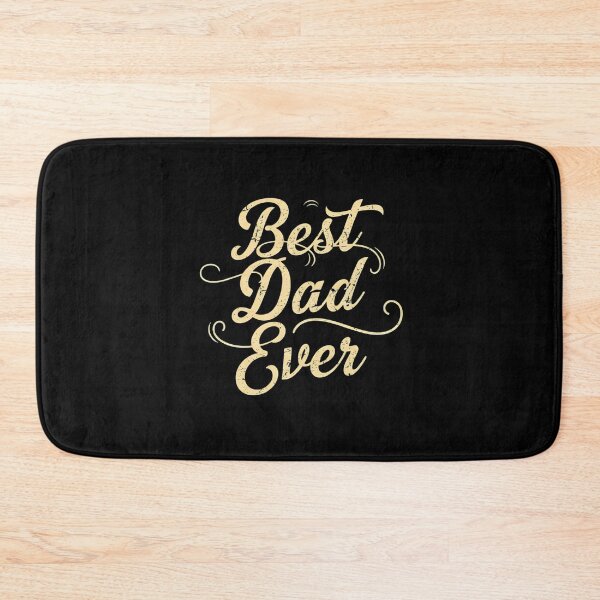 Item preview, Best Dad Ever Vintage Script Typography T-Shirt Design designed and sold by FestivityFinds.