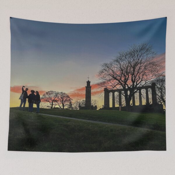Item preview, Sunset Behind the Scottish National Monument in Edinburgh designed and sold by Trevor and Photos.