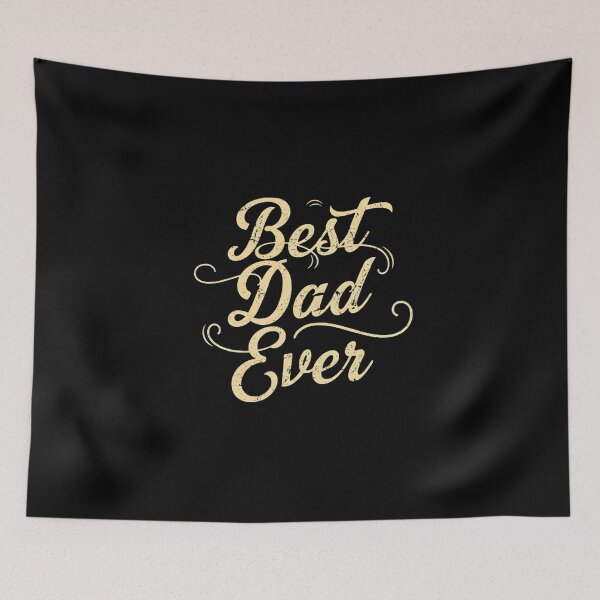 Item preview, Best Dad Ever Vintage Script Typography Coffee Mug Gift designed and sold by FestivityFinds.
