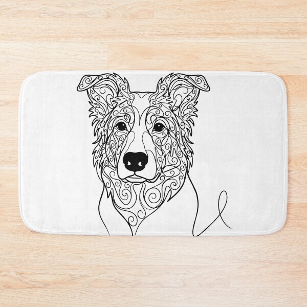 Item preview, Border Collie One Line Art – Modern Agility & Work Design designed and sold by Pfotenfaden.