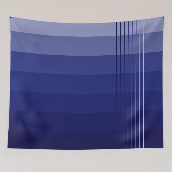 Item preview, Simple design with shades from pale blue to deep blue designed and sold by Cherevan.