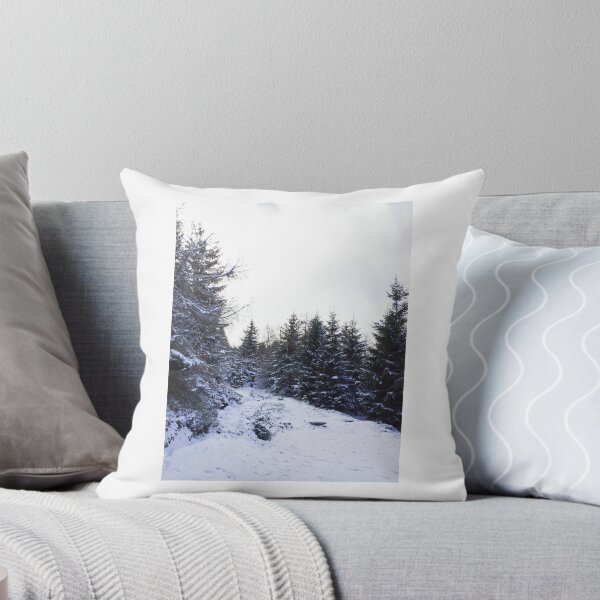 Item preview, Winter in Poland - Snowy Pine Forest Landscape designed and sold by Kapsula2023.