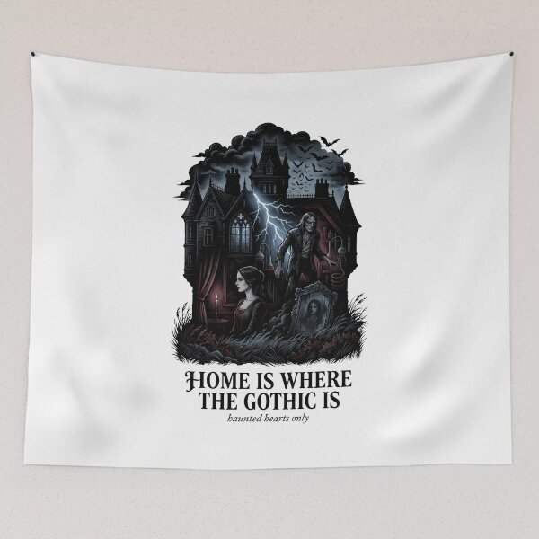 Item preview, Home Is Where The Gothic Is Haunted Hearts Only Classic Literature designed and sold by Fenay Designs.