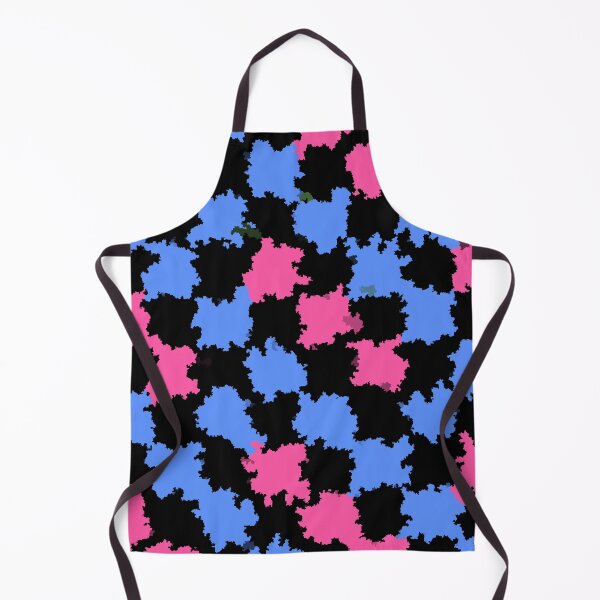 Item preview, Pink Blue On Black Irregular Abstract Design  designed and sold by PatternTitan.