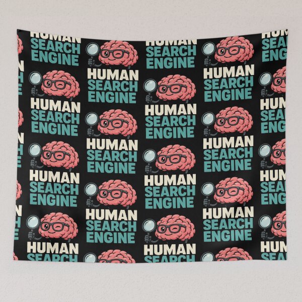 Item preview, Human Search Engine Funny STEM Brain Design designed and sold by TeeTimeTreasure.