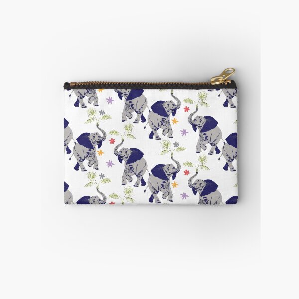 Item preview, The Majestic Elephant Parade: Hand-Painted Botanical Textile Art designed and sold by auran14.