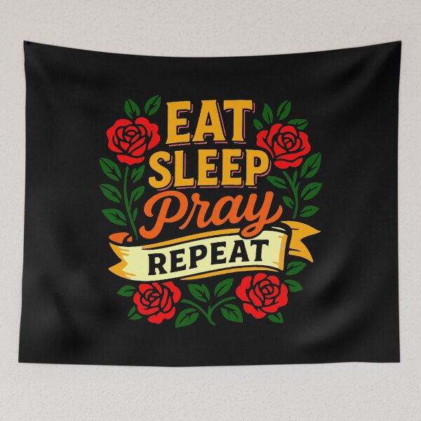 Item preview, Eat Sleep Pray Repeat  designed and sold by plushism.