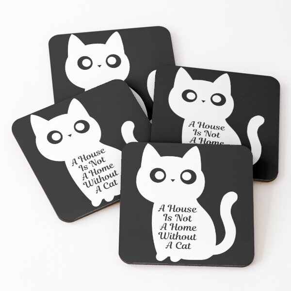 Item preview, A House Is Not A Home Without A Cat. designed and sold by Dinasshop.