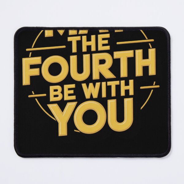 Item preview, May the Fourth Be With You Gold Retro Sci-Fi Typography Classic T-Shirt designed and sold by STREETEES CLUB.