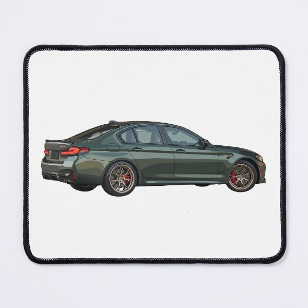 Item preview, Minimal Green Sports Sedan Left Vector Illustration – Clean Automotive Artwork for Enthusiasts designed and sold by NikksGarage.