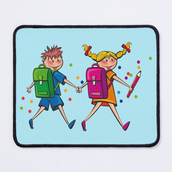 Item preview, Kids Back to School Illustration designed and sold by Dew Drop Designs.
