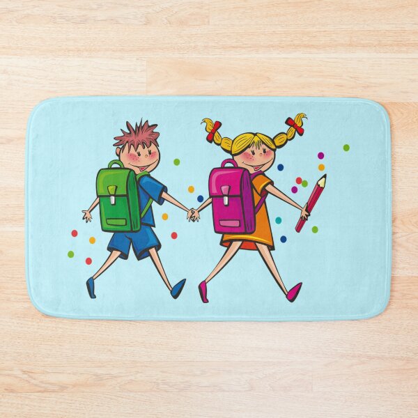 Item preview, Kids Back to School Illustration designed and sold by Dew Drop Designs.