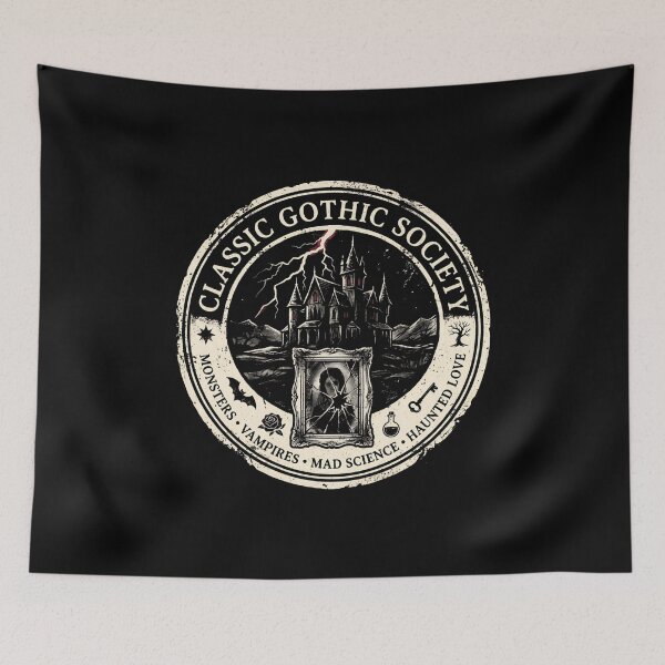 Item preview, Classic Gothic Society Monsters Vampires Mad Science Haunted Love designed and sold by Fenay Designs.