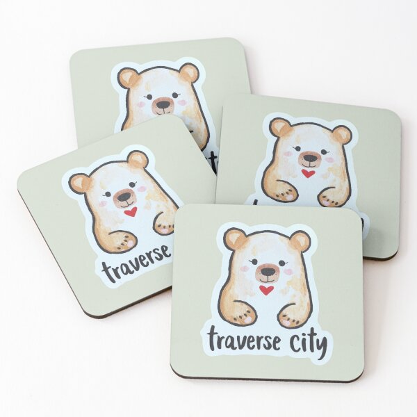 Item preview, Traverse City Cute Bear  designed and sold by LoopyPop.