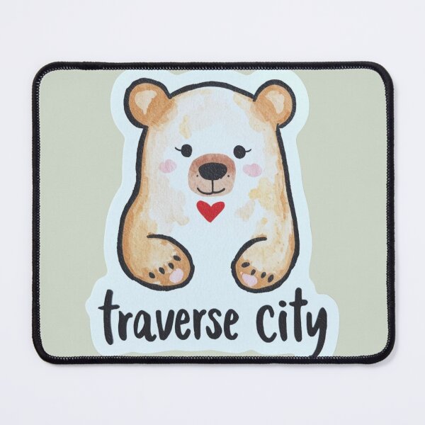 Item preview, Traverse City Cute Bear  designed and sold by LoopyPop.