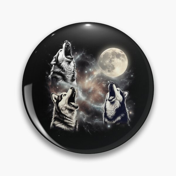 Item preview, Alaskan Malamute Howling Moon Lover Dog designed and sold by MosaikkiArt.