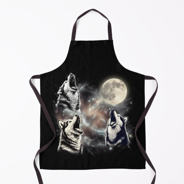 Item preview, Alaskan Malamute Howling Moon Lover Dog designed and sold by MosaikkiArt.