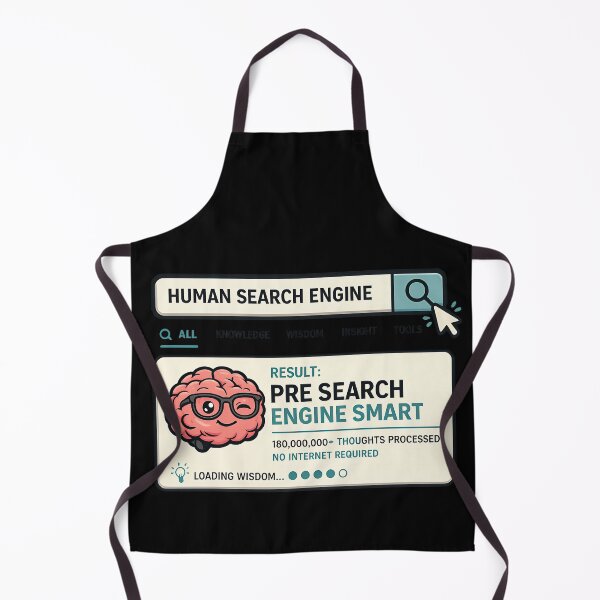 Item preview, Human Search Engine Think Before You Search Funny STEM Design designed and sold by TeeTimeTreasure.