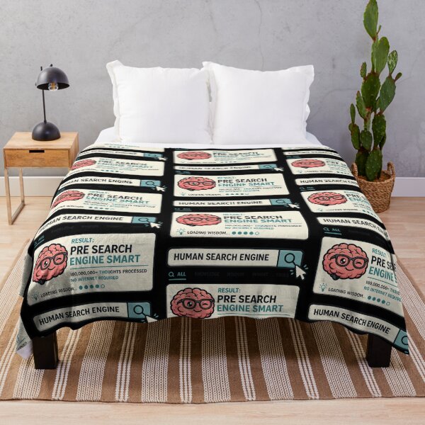Item preview, Human Search Engine Think Before You Search Funny STEM Design designed and sold by TeeTimeTreasure.