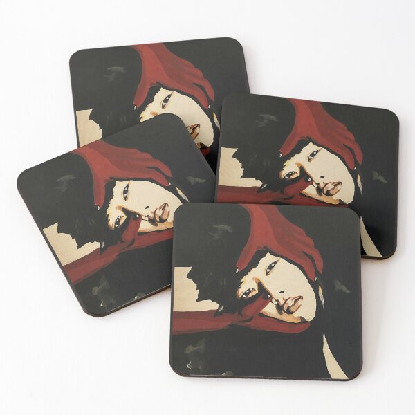 Item preview, Face framed by red hands designed and sold by pencilIDK.