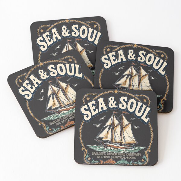 Item preview, Sea & Soul Vintage Shirt | Retro Ocean Sailing Graphic Tee for Beach & Surf Lovers designed and sold by MWSailingClub.