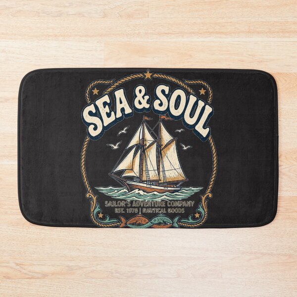 Item preview, Sea & Soul Vintage Shirt | Retro Ocean Sailing Graphic Tee for Beach & Surf Lovers designed and sold by MWSailingClub.