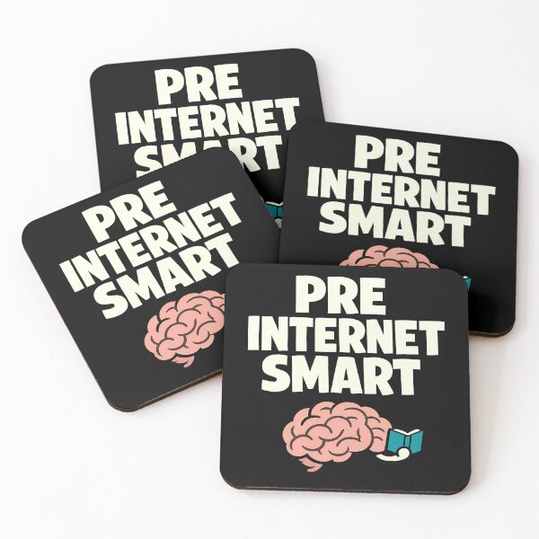 Item preview, Pre Internet Smart Funny Brain Reading Design designed and sold by TeeTimeTreasure.