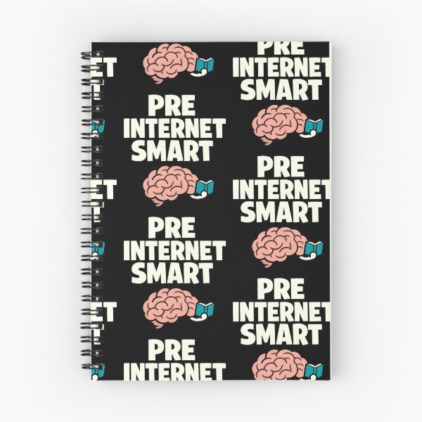 Item preview, Pre Internet Smart Funny Brain Reading Design designed and sold by TeeTimeTreasure.