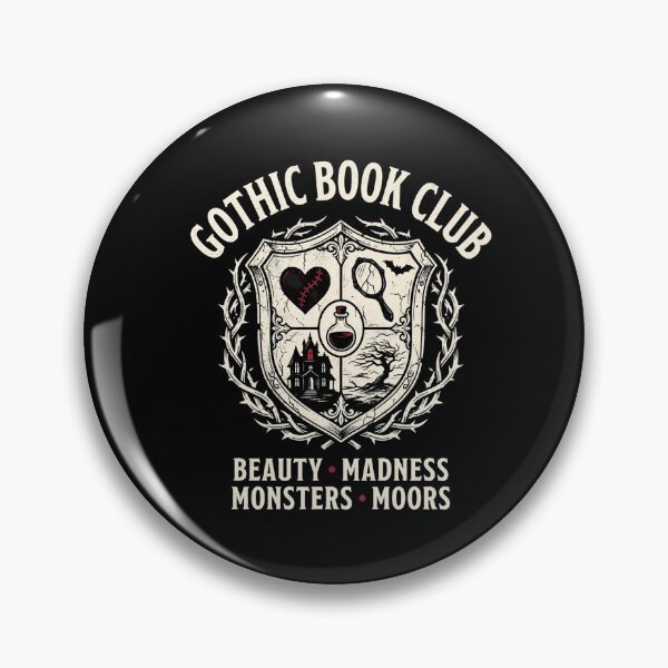 Item preview, Gothic Book Club Beauty Madness Monsters Moors Classic Reader Crest designed and sold by Fenay Designs.