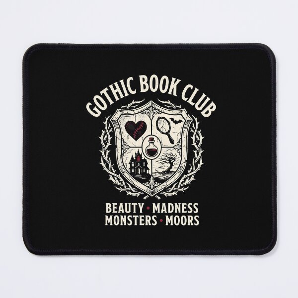 Item preview, Gothic Book Club Beauty Madness Monsters Moors Classic Reader Crest designed and sold by Fenay Designs.