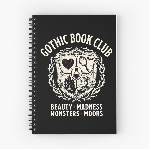 Item preview, Gothic Book Club Beauty Madness Monsters Moors Classic Reader Crest designed and sold by Fenay Designs.