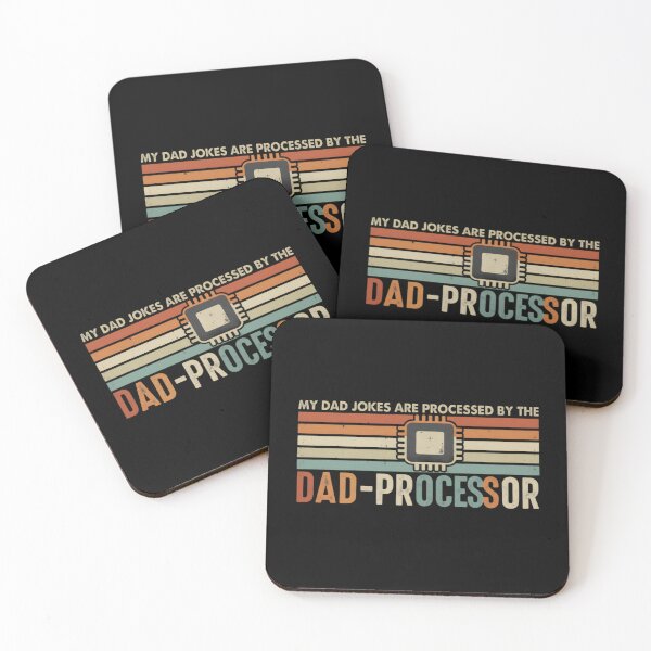 Item preview, Dad-Processor Funny Tech Dad Joke Retro Vintage T-Shirt designed and sold by FestivityFinds.