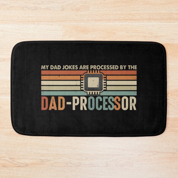 Item preview, Dad-Processor Funny Tech Dad Joke Retro Vintage T-Shirt designed and sold by FestivityFinds.