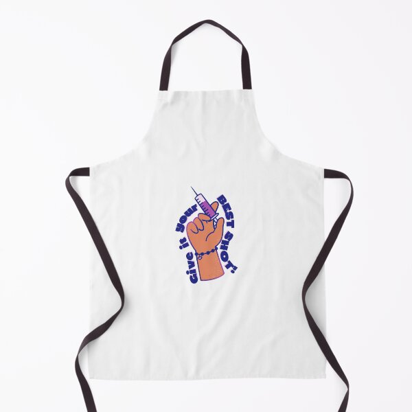 Item preview, Give It Your Best Shot - Cute Motivational Nurse Medical Pun designed and sold by MelocotonDreams.