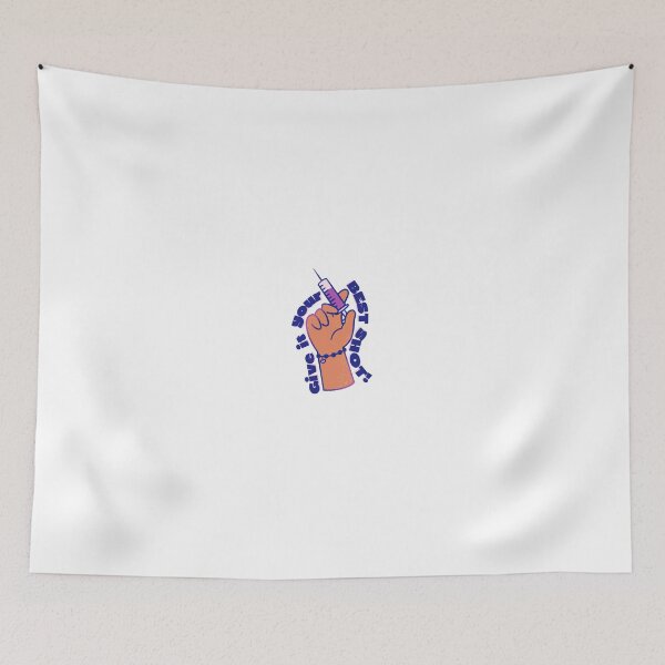 Item preview, Give It Your Best Shot - Cute Motivational Nurse Medical Pun designed and sold by MelocotonDreams.