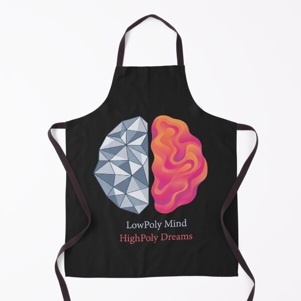 Item preview, Low Poly Mind High Poly Dreams Artist Shirt designed and sold by kkrraabb3.
