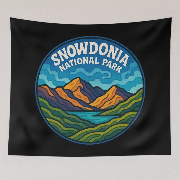 Item preview, Snowdonia National Park Wales Trippy Travel designed and sold by TomFrontierArt.