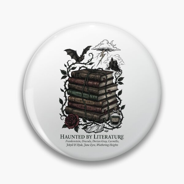 Item preview, Haunted By Literature Gothic Classics Frankenstein Dracula Jane Eyre designed and sold by Fenay Designs.