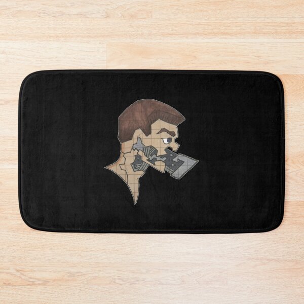 Item preview, Abstract Face Crumbling Man Hand Drawn Original Art designed and sold by UnrealShopKelko.