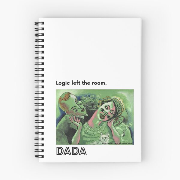 Item preview, Dada Art | Logic Left the Room | Francis Picabia Art History Gift | Absurdist Art designed and sold by Meimiro.