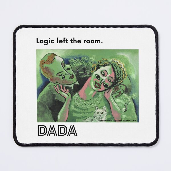 Item preview, Dada Art | Logic Left the Room | Francis Picabia Art History Gift | Absurdist Art designed and sold by Meimiro.