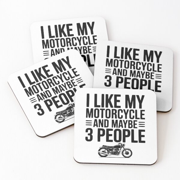 Item preview, I Like My Motorcycle And Maybe 3 People designed and sold by Frank Ring.
